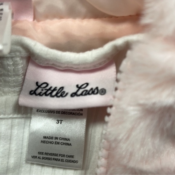 Little Lass Pink and Gray Kids Matching Set - Picture 6 of 6